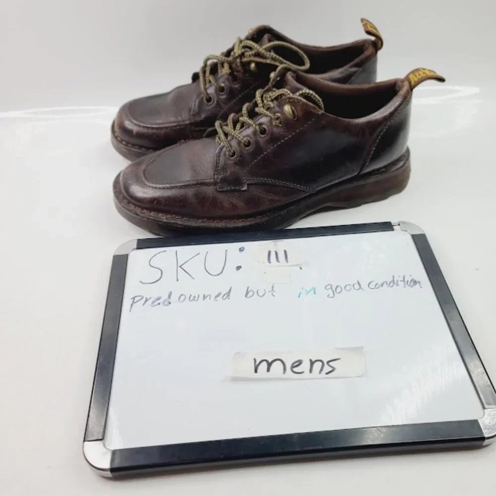 Dr. Martens Men's Brown Palmer Leather Classic Oxford Shoes‎ Size 10M